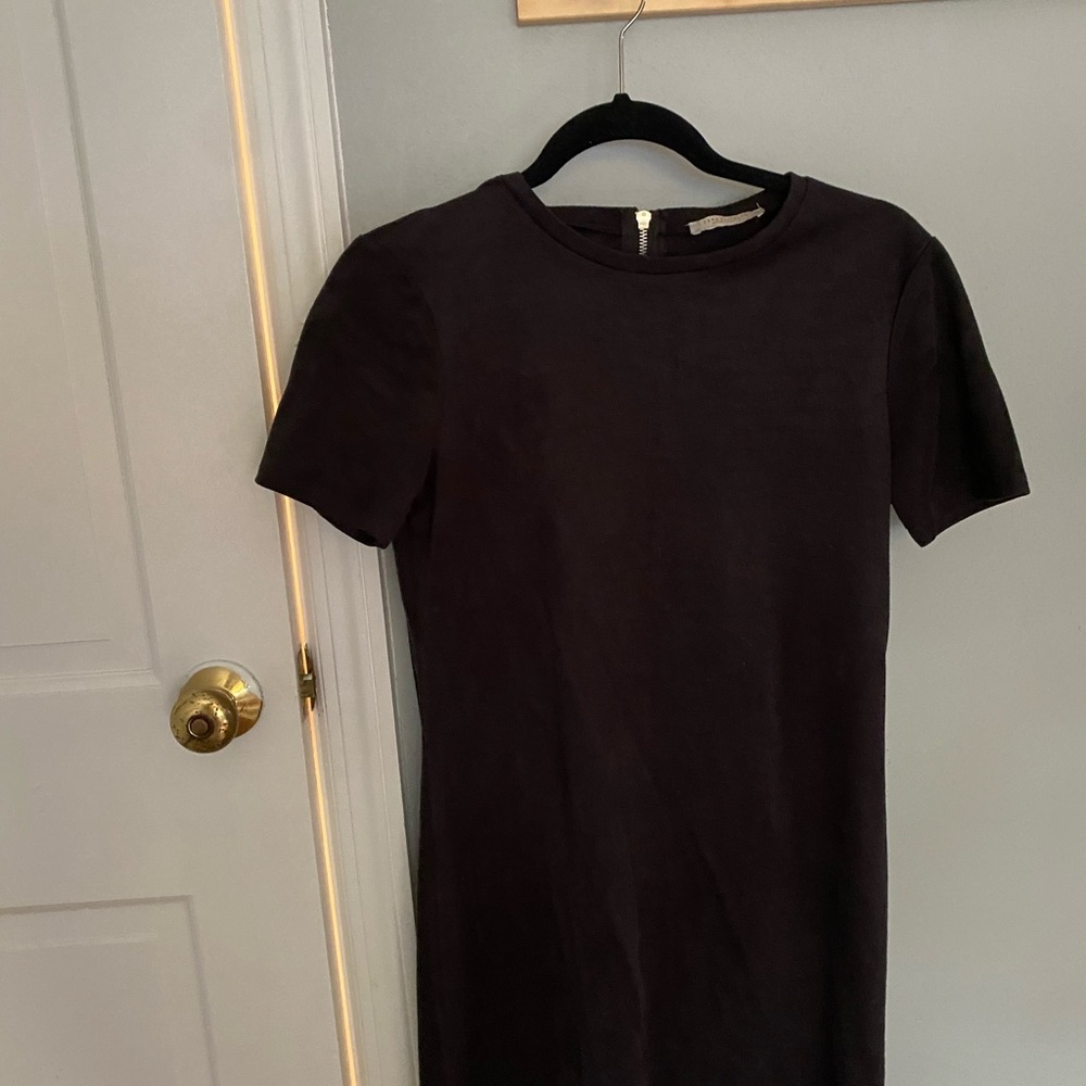 Zara Black Suede Dress